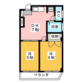 サンリーフII【3階】の間取り