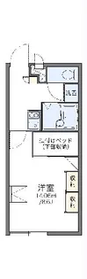 レオパレスカネエーズ松ヶ丘A棟【1階】の間取り
