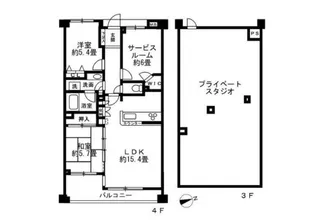 ランドシティ玉川学園ロイヤルテラスの間取り