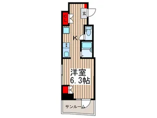 リノコエド【4階】の間取り