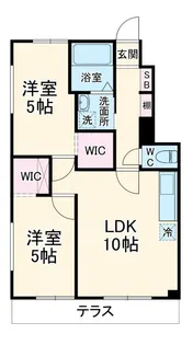 アバンティ八千代緑が丘壱番館【1階】の間取り