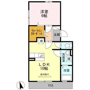 山形県山形市南館4【アパート】の間取り