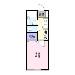 ベルビュー六会【2階】の間取り