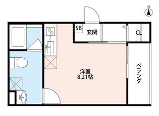 アクシア小路【2階】の間取り