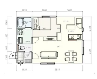 カーサ・ピットーレ上星川【2階】の間取り