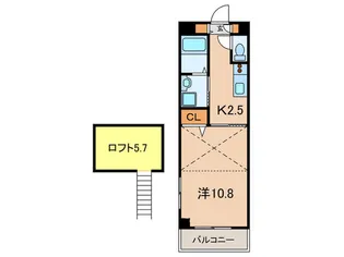 サンローレル和坂【2階】の間取り