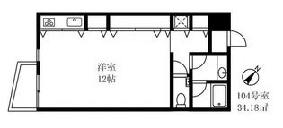 タリアセンSS【1階】の間取り