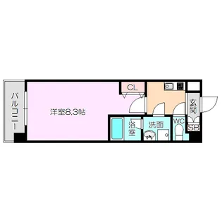 1Kの間取り画像