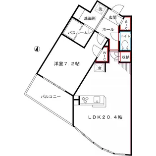 アール・プレイス【3階】の間取り