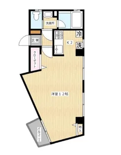 第3スカイプラザ久保中【4階】の間取り