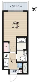 アイディ品川25【3階】の間取り