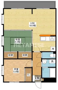 パークサイド内田【1階】の間取り