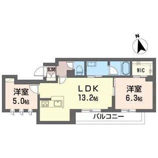 ルチェ【2階】の間取り