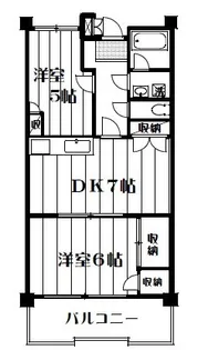 メゾン羽沢【5階】の間取り