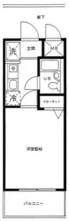 グレース野川【3階】の間取り