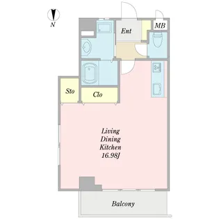 セトル成川【5階】の間取り