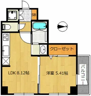 Parco kiba N・SII【6階】の間取り