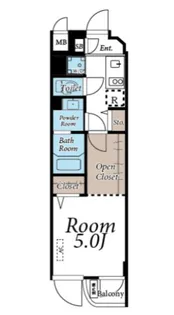 アイディ御殿山ヒルズトップ【2階】の間取り