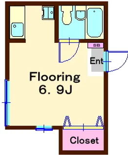 ルーエ寿【2階】の間取り