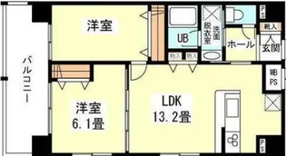 エーエス日暮里【5階】の間取り