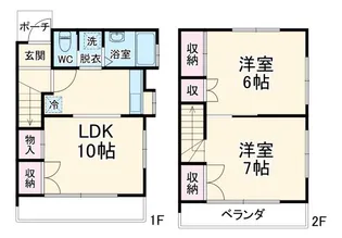 ロイヤルプリティハイツの間取り