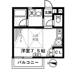 ロイヤル中十条II【2階】の間取り