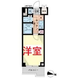 東京都大田区多摩川1【マンション】の間取り