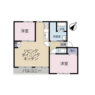 幸町レジデンス【1階】の間取り