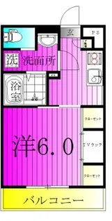 リブリ・パープルヒルII【2階】の間取り