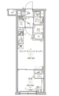 RELUXIA大塚【2階】の間取り