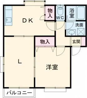 パルフェB【2階】の間取り