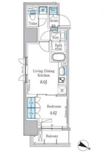 東京都千代田区岩本町1【マンション】の間取り