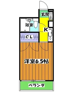 メゾン行徳【1階】の間取り
