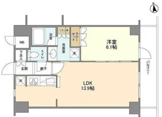 KENEDIX藤沢【7階】の間取り