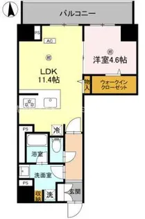 LAZO内久宝寺【4階】の間取り