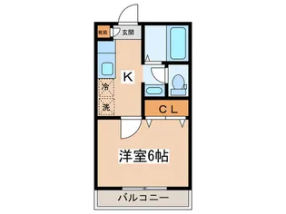 パークアベニュー【2階】の間取り