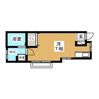 東京都中野区上高田1【アパート】の間取り