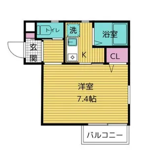 東京都小金井市本町3【マンション】の間取り