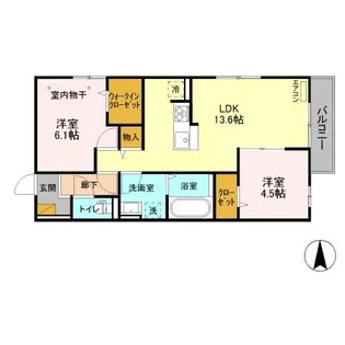 海正B【3階】の間取り