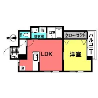 エルフハイツ【2階】の間取り