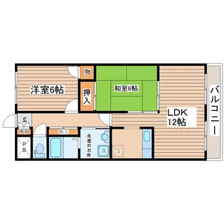 ロイヤルRIII館【3階】の間取り