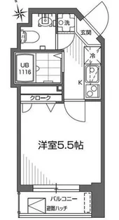 グランアセット早稲田【7階】の間取り