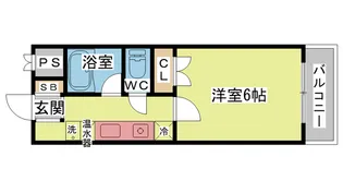 司ハイツ【3階】の間取り