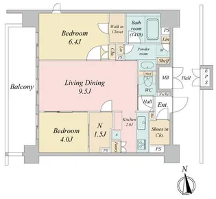 東京都板橋区高島平9【マンション】の間取り
