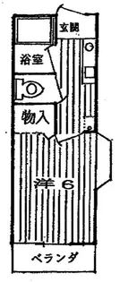 東京都調布市若葉町1【アパート】の間取り