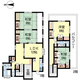 ウイング成田西の間取り