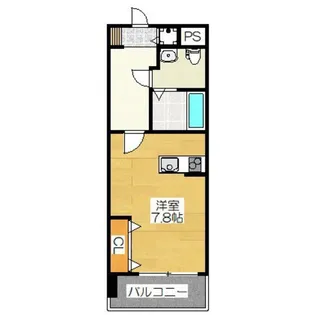 福岡県福岡市博多区堅粕3【マンション】の間取り