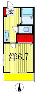 千葉県市川市高谷2【マンション】の間取り
