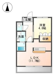 レスポワール【2階】の間取り