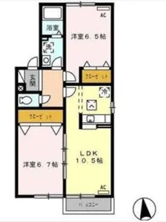 煌(きらめき)【2階】の間取り